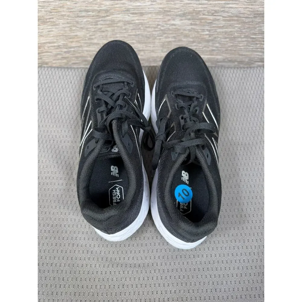 New Balance Fresh Foam 680v8 Men's Running Shoes Size 10 D Black/White/Gray NEW
